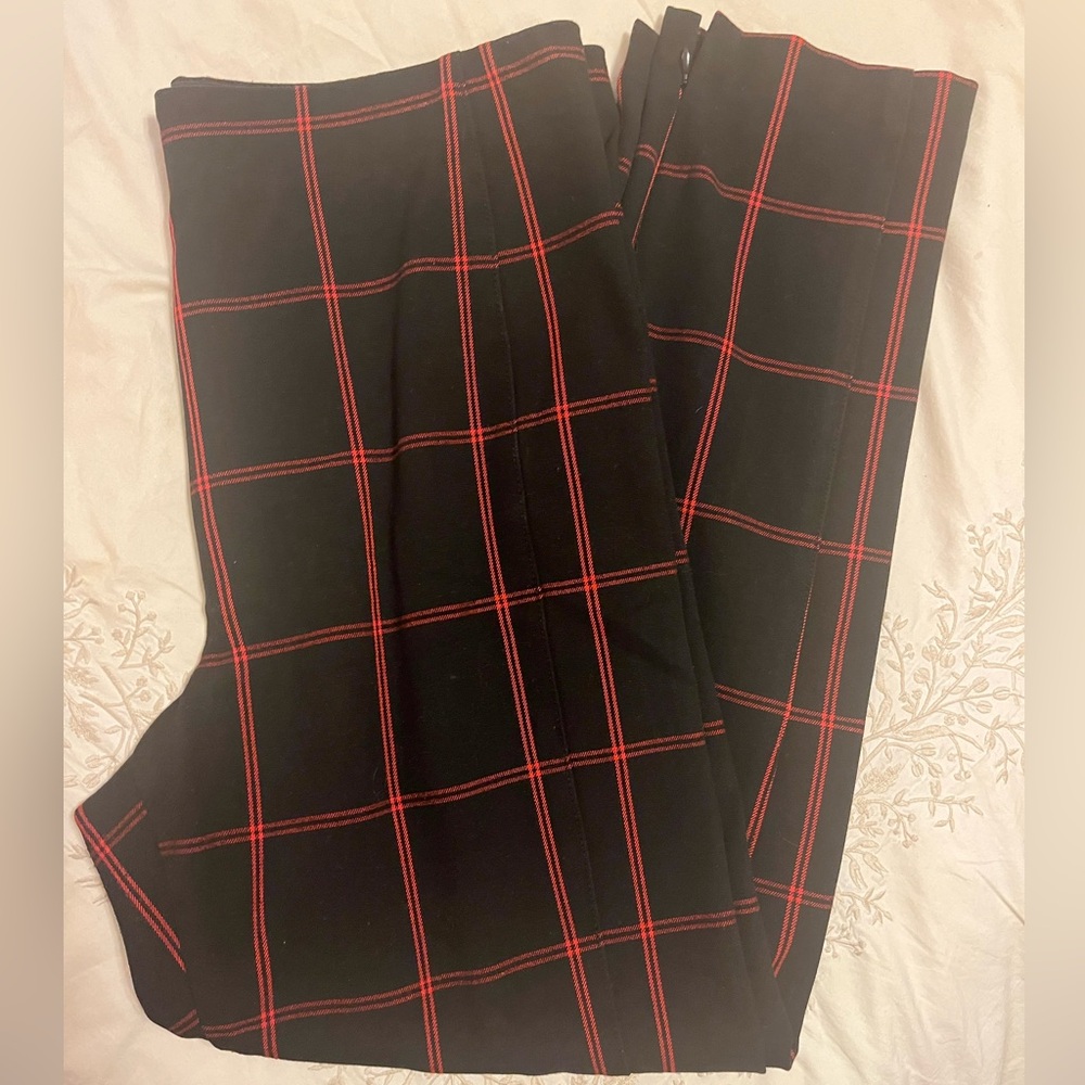 Ann Taylor, Women’s, Size 14, Windowpane Skinny Stretch Pants